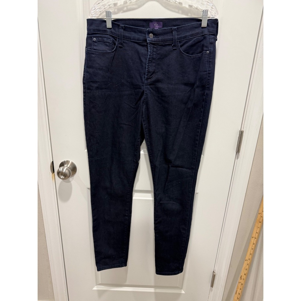 NYDJ Womens Skinny Jeans Dark Wash Indigo Size 12